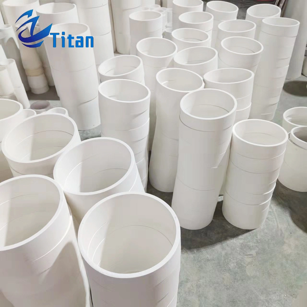 Wear Resistance High Toughness White Zro2 Zirconia Ceramic Tube Construction Machinery