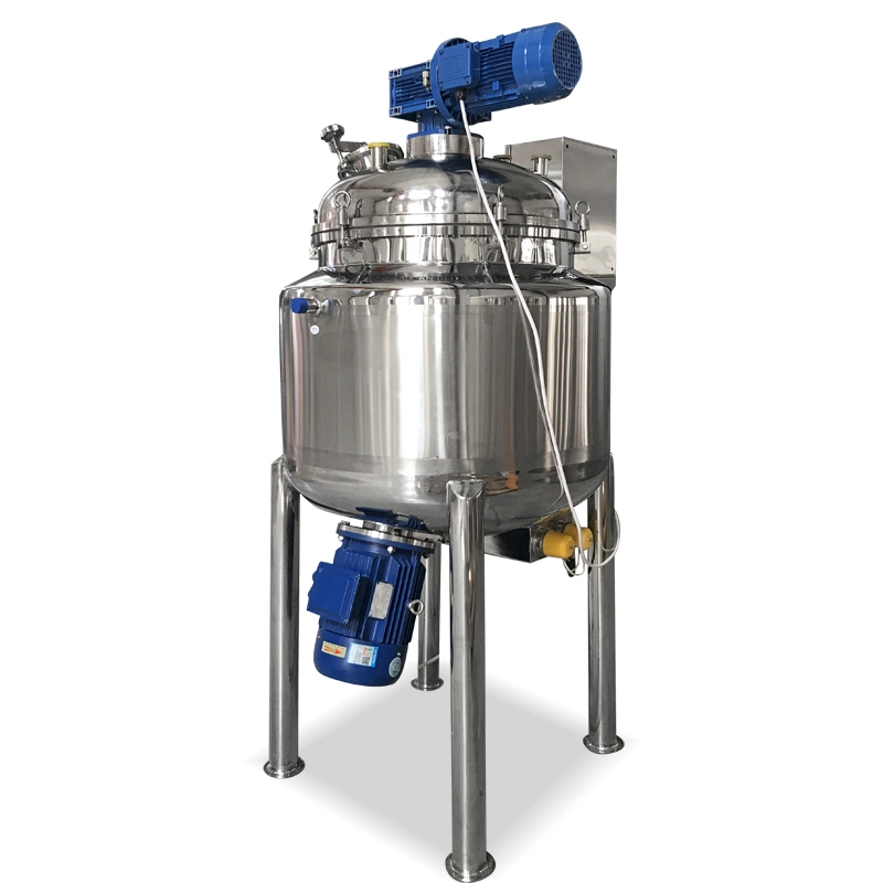 500L Liquid Fertilizer High Shear Emulsification Reactor Stainless Steel Closed Atmospheric Pressure Multifunctional Reactor