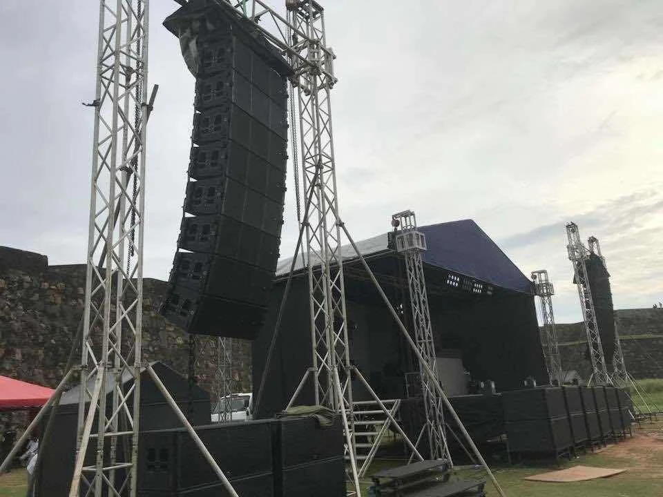 Equipo de audio profesional portátil de altavoces PRO K2 Line Array