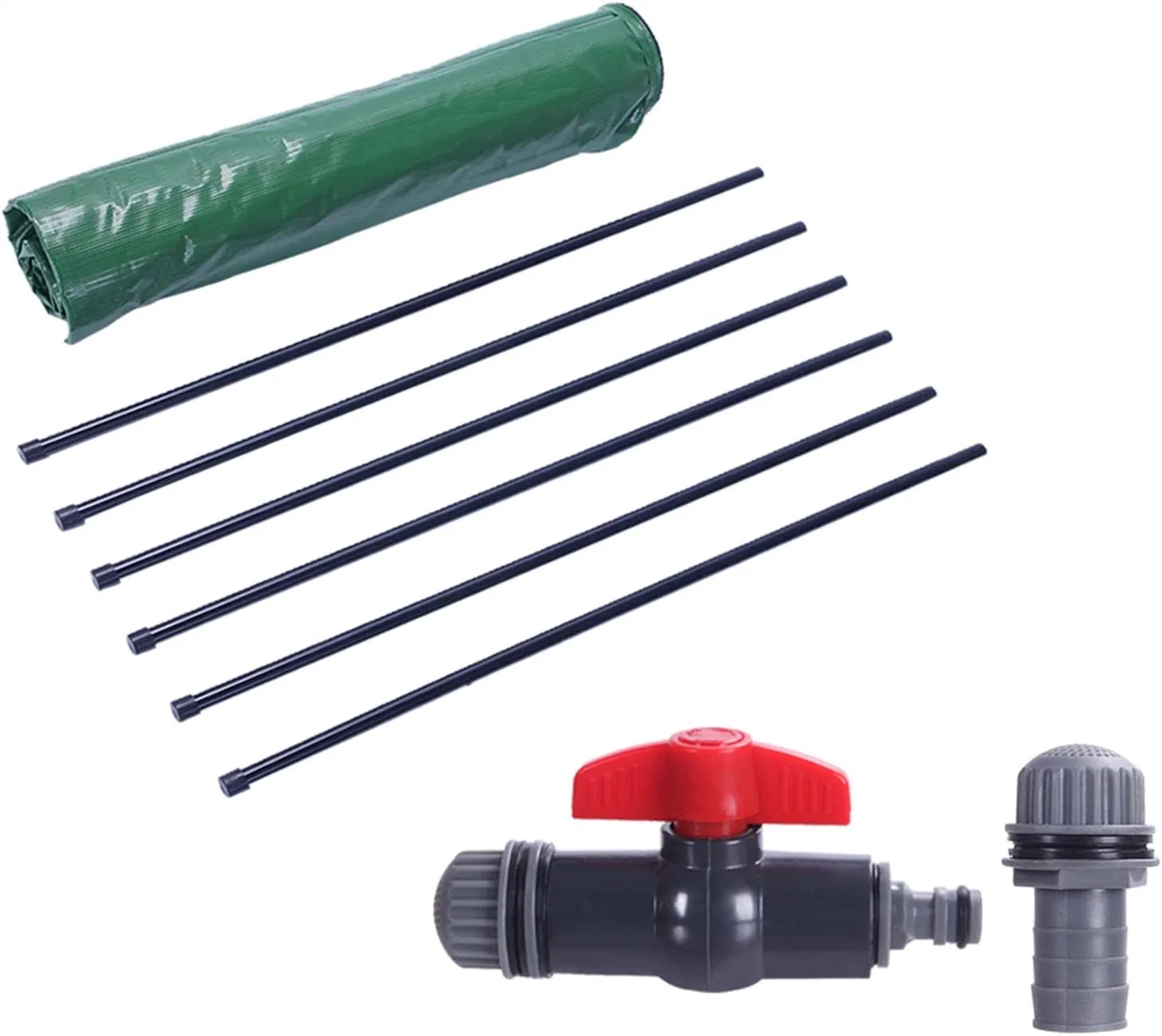 Zusammenklappbare Regenfässer mit Wasser-Innenfilter Faltbarer Regenfalle-Diverter Robuster PVC Garten Hydroponics Regenwasser Sammlung Vorratsbehälter