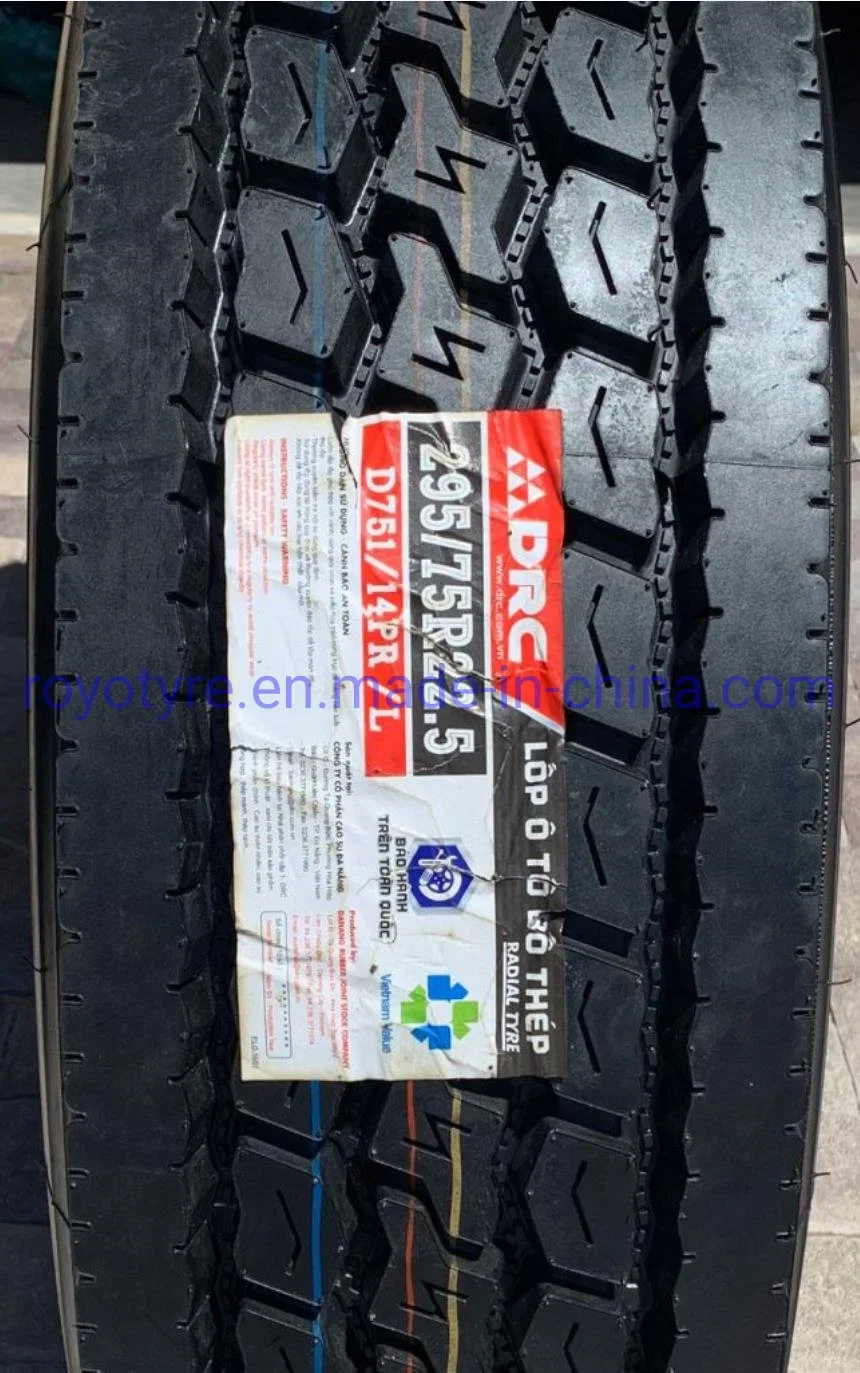 11r22.5 295/75r22.5 16pr Truck Tire Open Shoulder D641 Dplus Drc Open Shoulder Drive D741 D601 D731regional Steer Vietnam Truck Tires Dplustire Causmina Cosmo