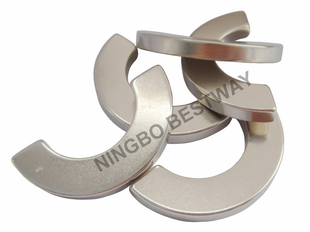 Ningbo Made Sintered Permant Super Rare Earth Arc NdFeB Magnet