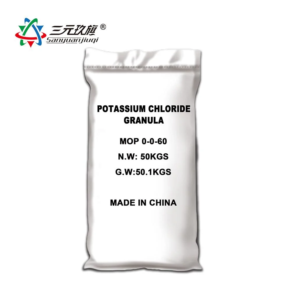 Crystal Powder Potash Fertilizer Potassium Chloride Mop 0-0-60 for Crops