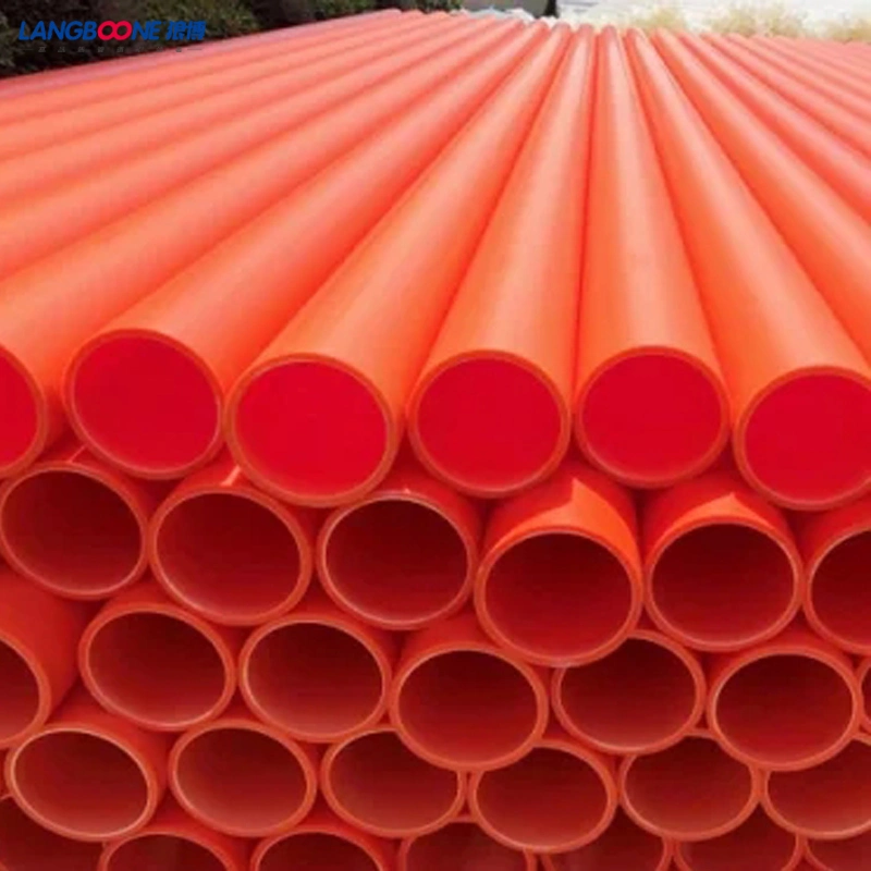 Sn24/32/40 Resistant Insulated Modified Polypropylene Cable Protection Pipe/Mpp Orange Cable Conduit