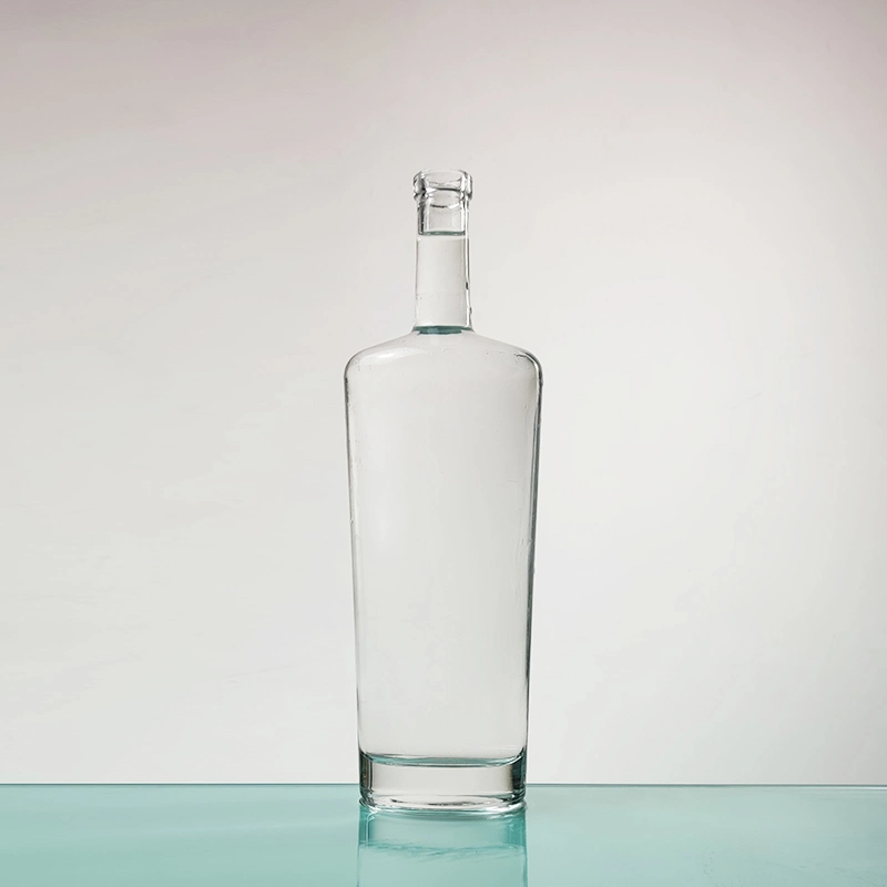 Square Premium 500ml 750ml Vodka Liquor 375ml botella de vidrio para Vino de hielo