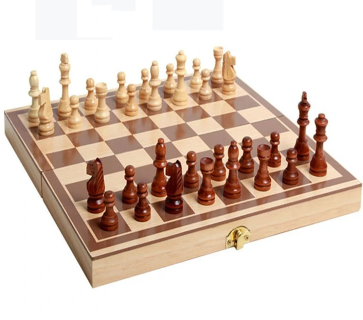 Wholesale/Supplier Wooden Chess High-End Folding Chess Set for Adults and Children Toy