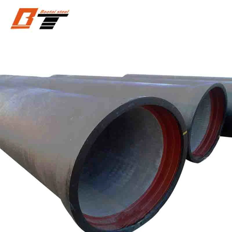 ISO2531 100mm K9 En545 En598 C25 C30 C40 Grade Centrifugal Ductile Iron Pipe