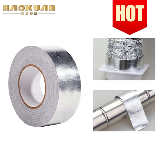 Fsk Reinforced Aluminum Foil Tape Kraft Tape for Glass Wool Manufacturer