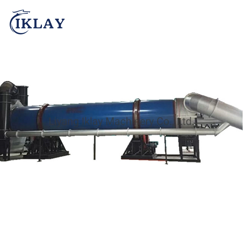 1-5tons Per Hour Sawdust Drum Dryer Cassava Coffee Powder Rotary Dryer