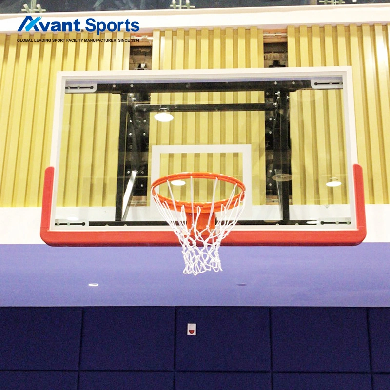 Wall-Mounted Folding Basketball Backstop System Sporting Goods