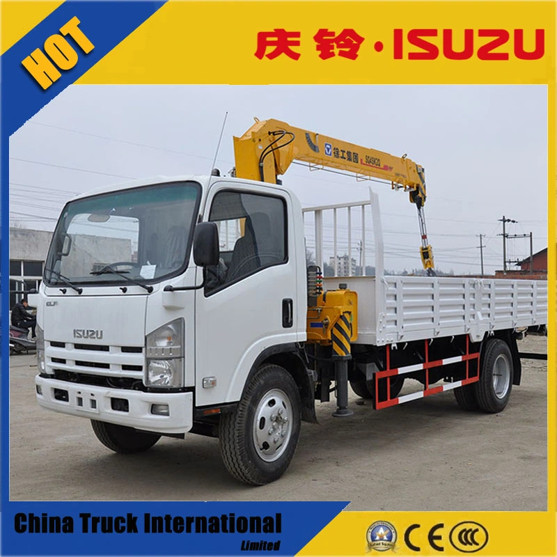 Nqr 700p 4*2 191HP Hydraulic Truck Crane