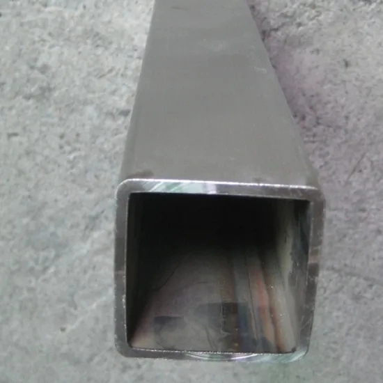 High Quality JIS 201 304 316 Rectangular Square Ss Hairline Hollow Section Stainless Steel Square Pipe/Tube