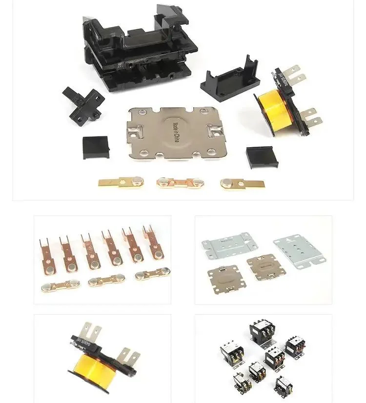 Magnetic AC Contactor HVAC Parts 1 P 2p 3poles Copper Coil Silver Contacts 30 AMPS Contactors