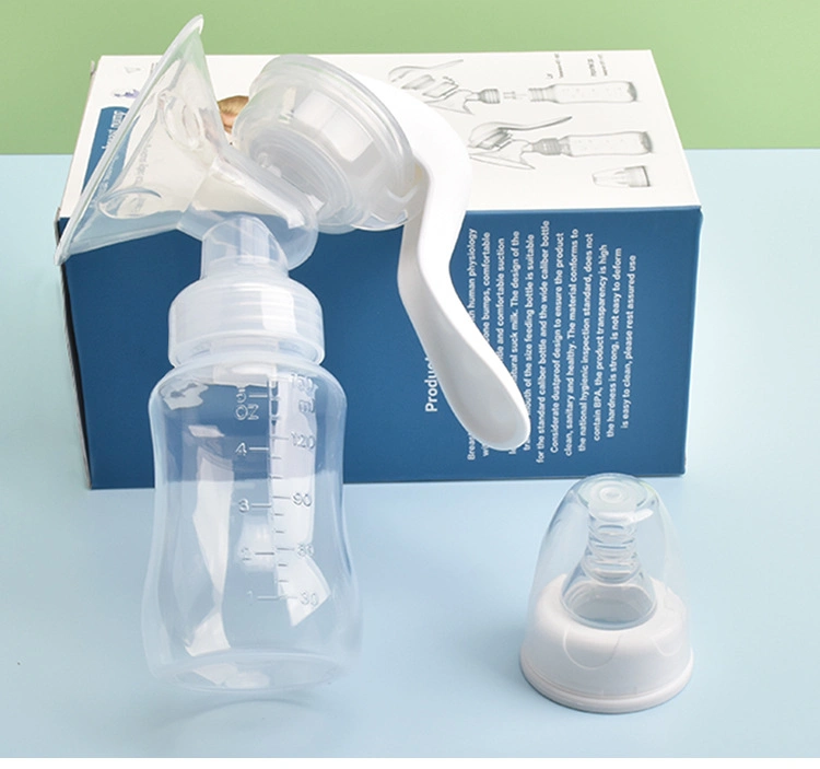 Cheap Price Baby Products Feeding Nipple Milk Sucking Machine for Mothers 150ml Wireless Manual Breast Pump