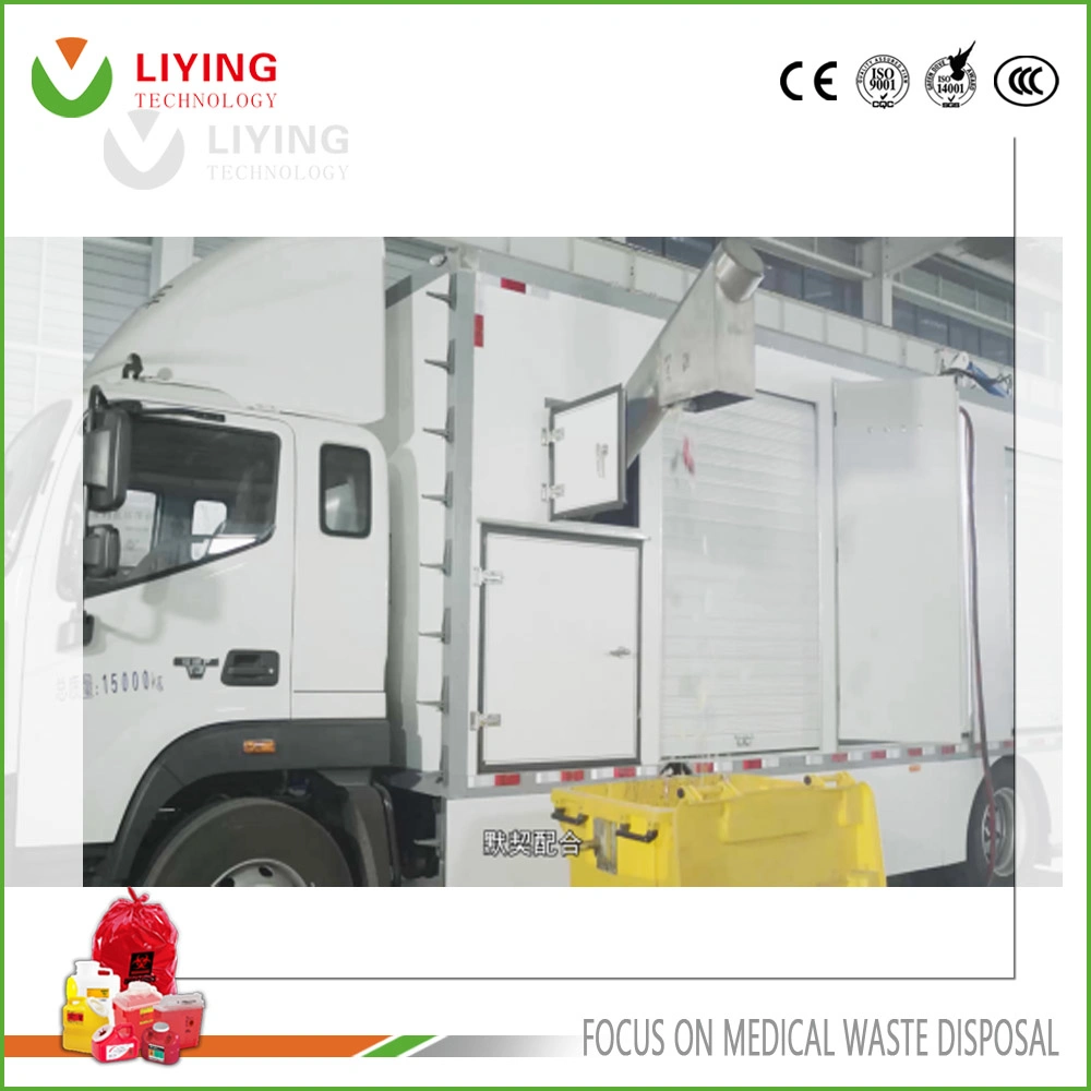 Environmental Biohazard Medical Waste Garbage Truck Microwave Steam Vehicle Management