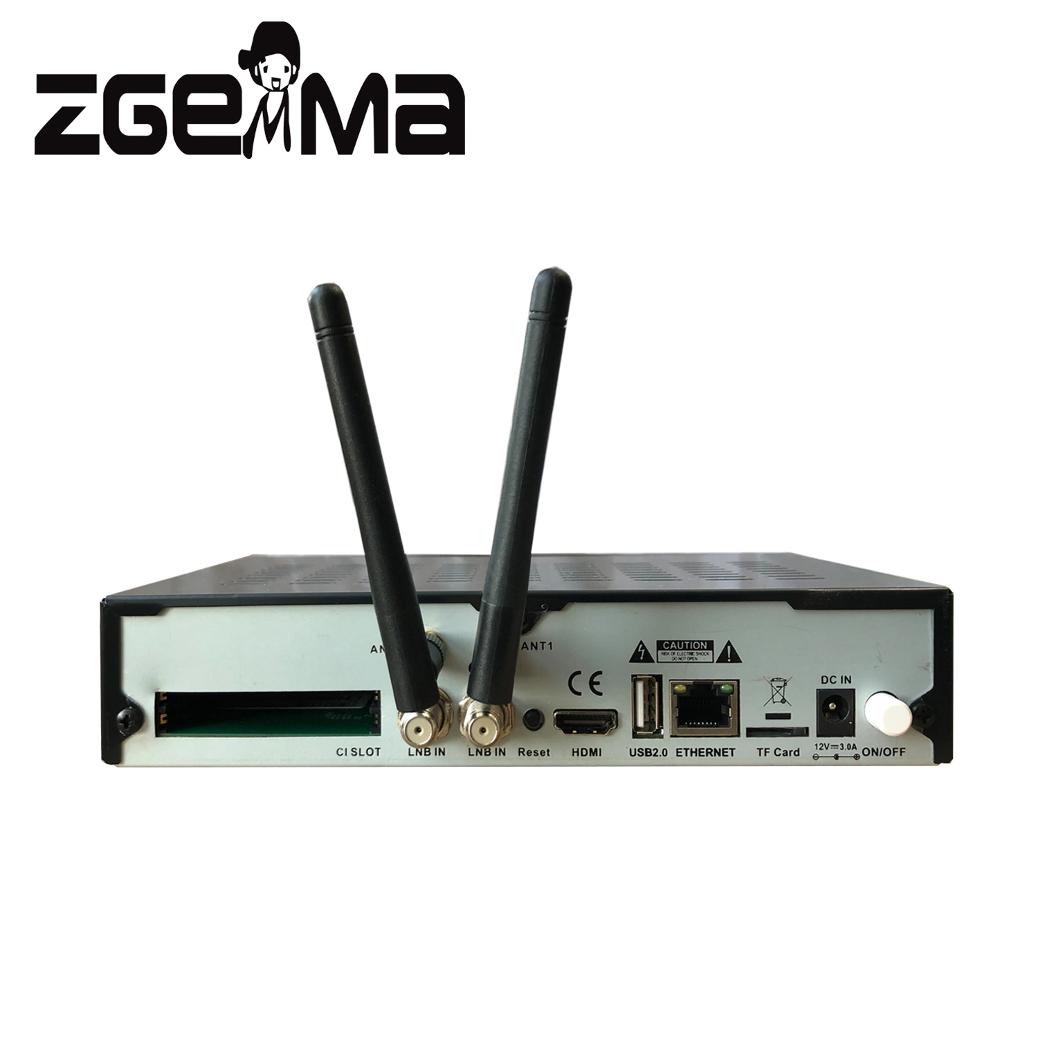 Лучший новый 4K UHD Zgemma H9 парных спутниковый ресивер Linux OS E2 DVB-S2X+S2X 2*CI+ 2*WiFi внутренних