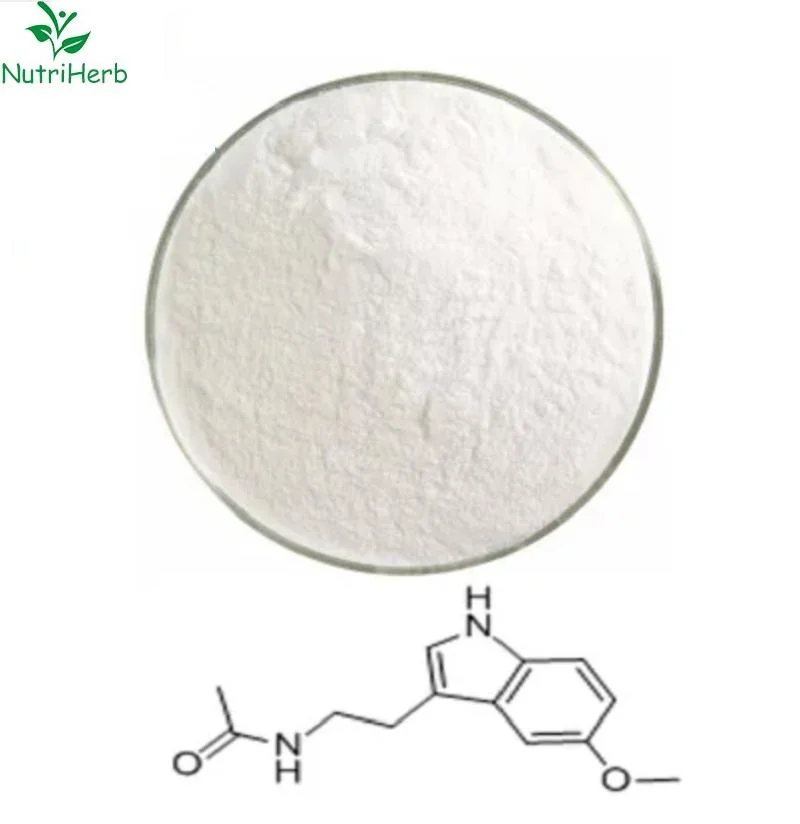 Suministro Mayorista/Proveedor Suplemento de Salud de Rendimiento de alta calidad/alto costo CAS 73-31-4 polvo de melatonina