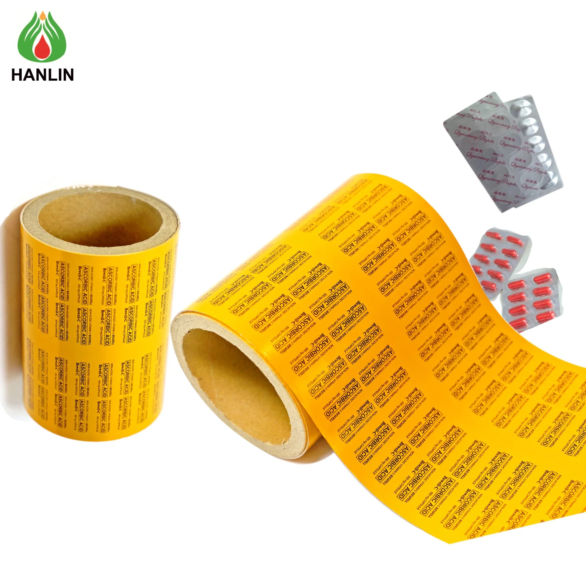 Customized Printed Aluminium Blister Foil for Pharmaceutical Packaging Aluminum Package Foil