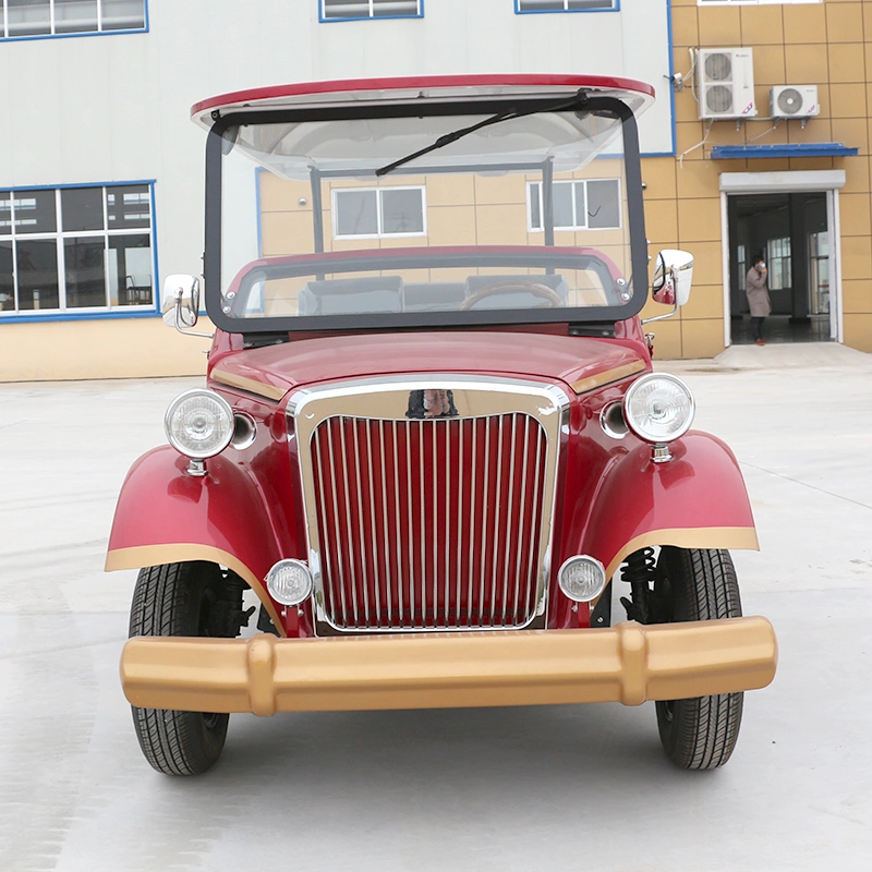 China Customized Wholesale/Supplier 8 Passengers Elegant Design Resorts Antique Electric Sightseeing Car