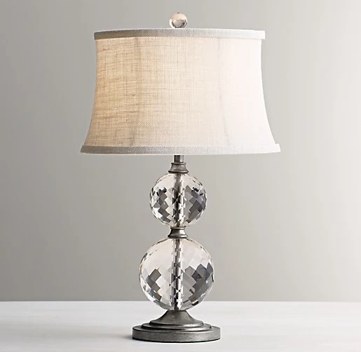 Hot Sale Modern Metal Table Lamp and Floor Lamp with Fabric Shade, Hotel Project Lamp