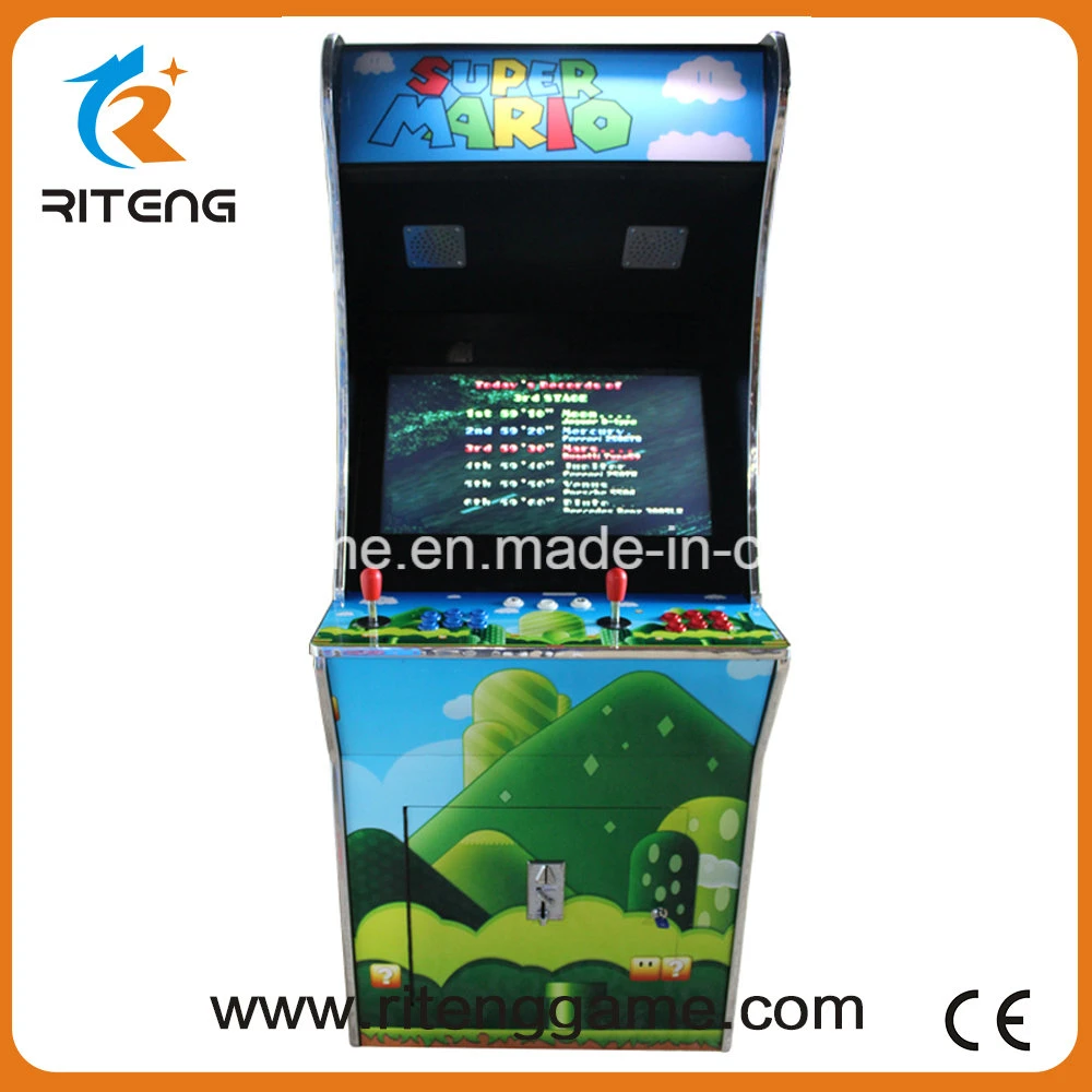 DIY Upright Arcade Machine 520 in 1 Super Mario 26 Inch Coin Pusher Arcade Machine Free Joysticks Buttons