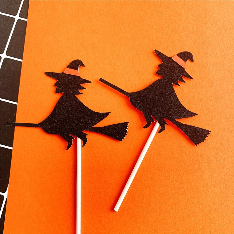 Halloween Decorations Collection Pumpkin Bat Witch Ghost Castle Cake Decoration Funny Party Dress up