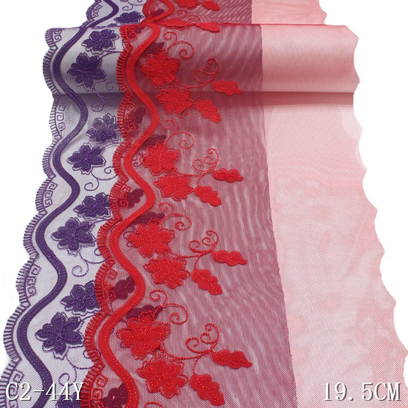 Non-Stretch Embroidery Underwear Lace Fabric Accessories Home Textile Fabrics