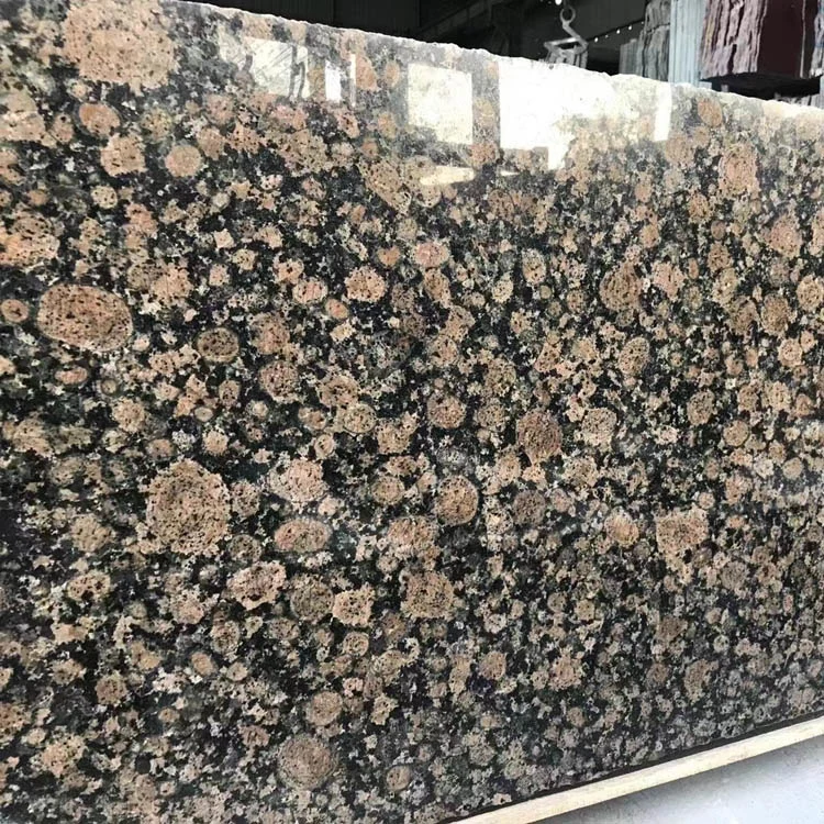 Polished Baltic Brown Granite Slabs for Countertops and Vanity-Tops