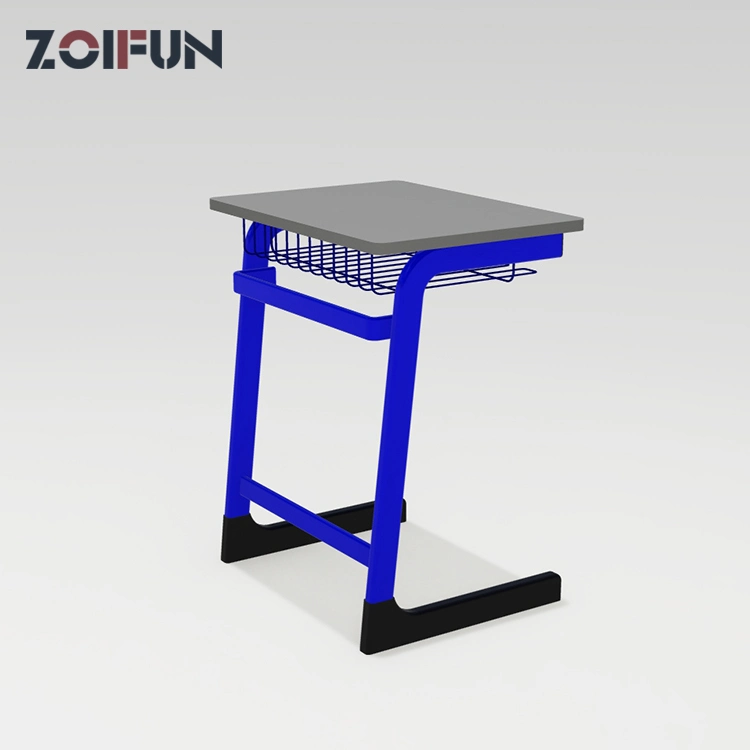 Mobiliario de aula de mesa y silla para estudiantes de la Escuela de Metal de la Universidad