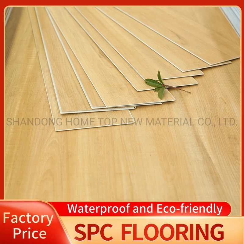 Unilin Cliquez sur planche plastique Spc Flooring 5mm fabricant de planchers de vinyle imperméable de la Chine un style moderne de 4 mm de 5mm de 6mm SPC Flooring