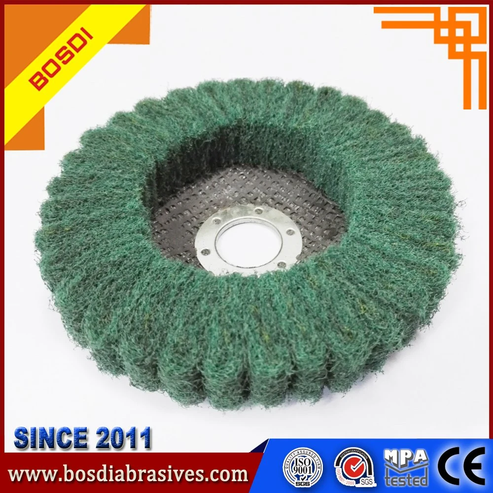 5" Inch Non Woven Upright Flap Wheel for Polishing Tainless Steel