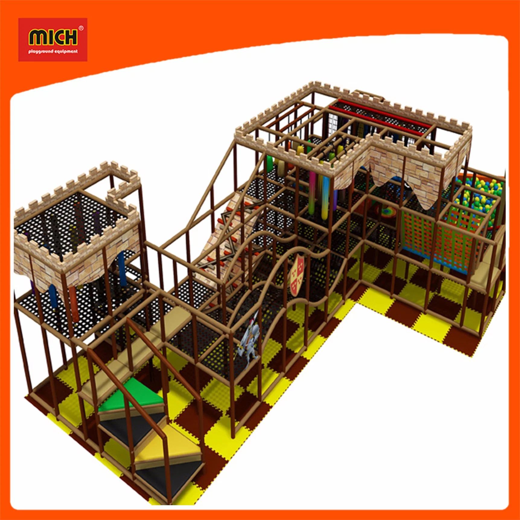 Castle&#160; Indoor Kids Soft Playground Structures