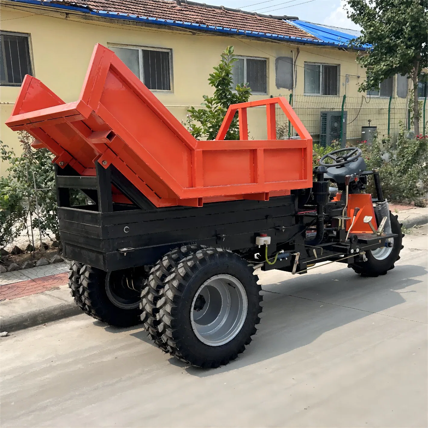 Mini multifunções Agrícola trator agrícola Changchai motor Dumper de 22 HP