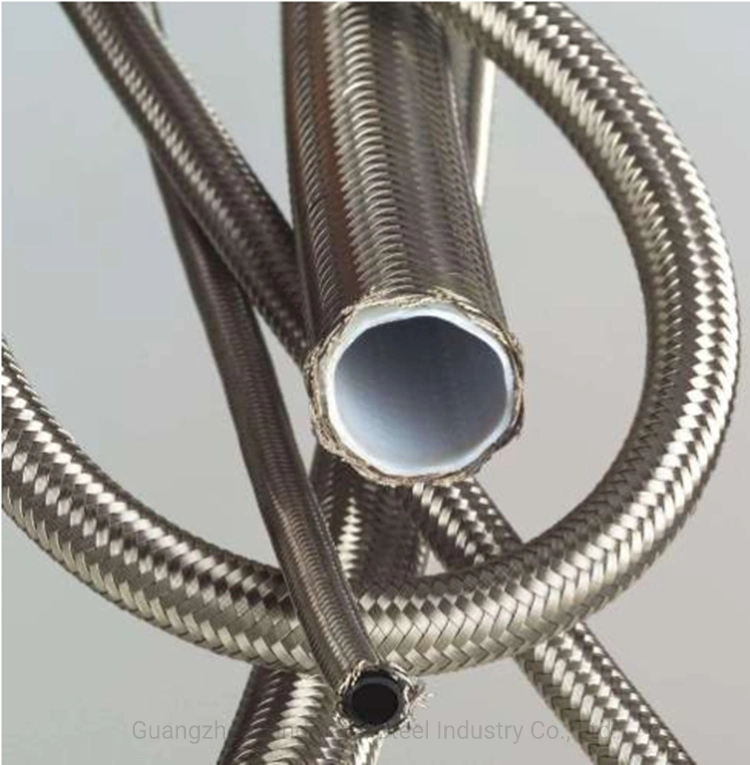 PTFE Hose Lined with Flange Stainless Steel Braided Pipe