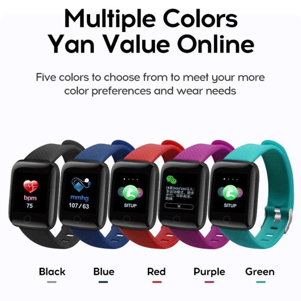 116 Plus Smart Wristband Sports Fitness Bracelet Watch