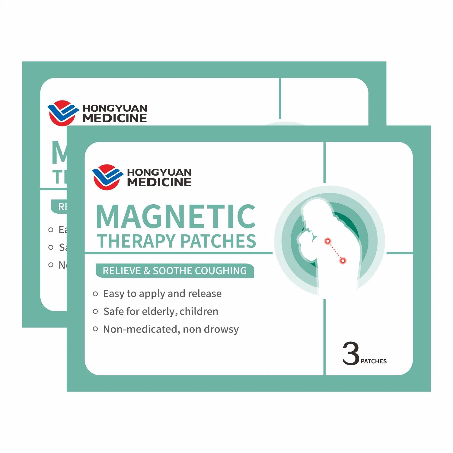 Tradition Magnetic Therapy Patches, Non-Medicated, Far Infrared Powder, Heating Patch