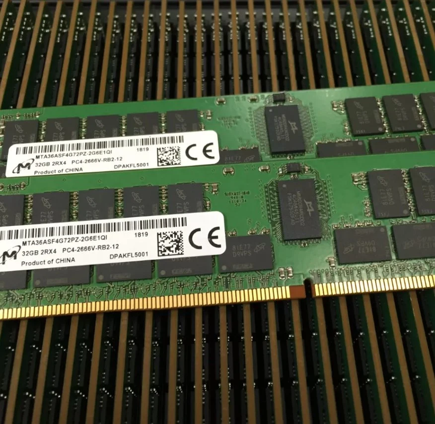 Оригинальные новые Hpe 32ГБ двухрядных x4 (DDR4-2666) Registered Smart Memory Gen10 Server