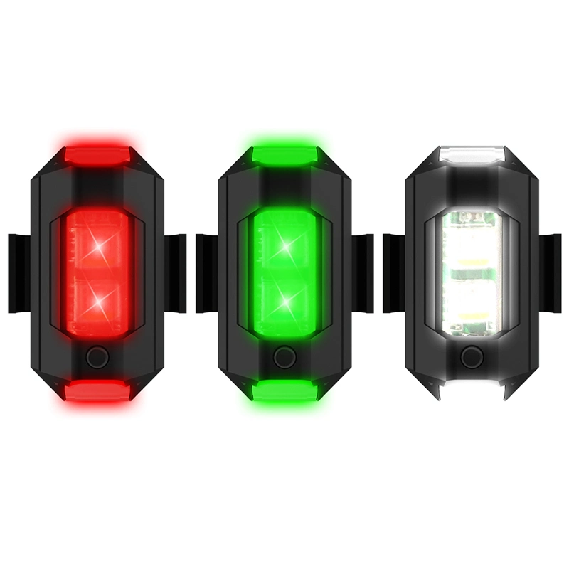 New RGB LED Anti-Collision Mini Aircraft Warning Signal Light Strobe Lights Aircraft Light LED