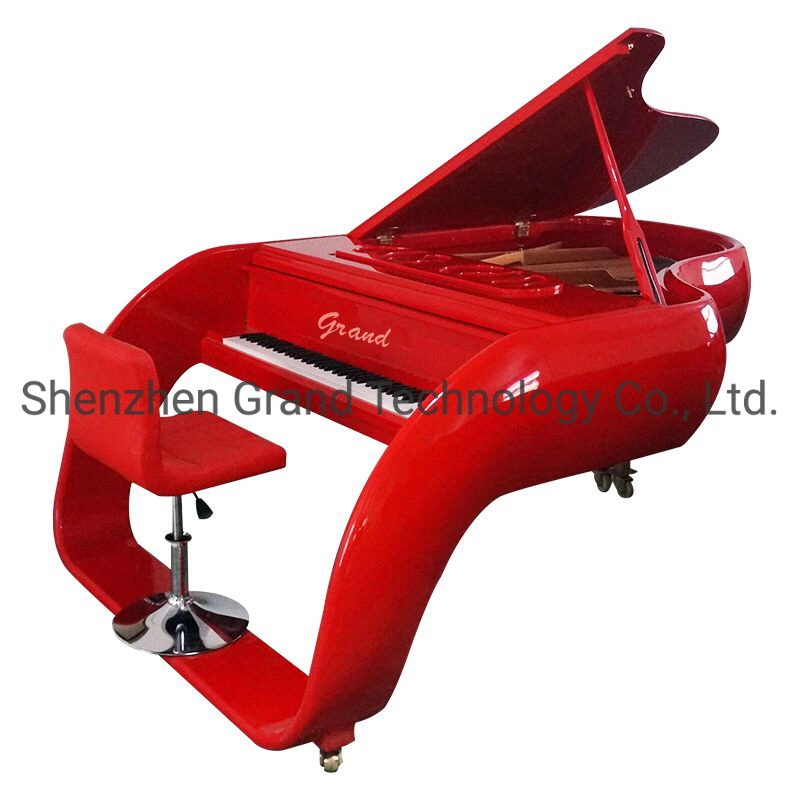 Deluxe personalizadas de color rojo Ferrari coche Hotel Grand Piano Piano Mostrar Regalo de Navidad