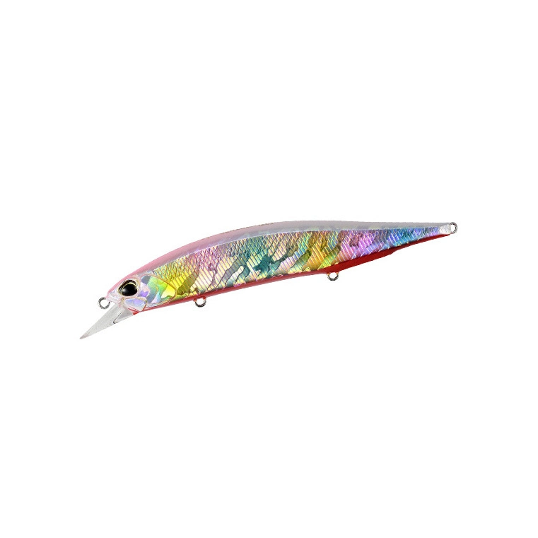 12cm 17g Minnow cebo de pesca de Perca Bass de montaje largo con tres ganchos