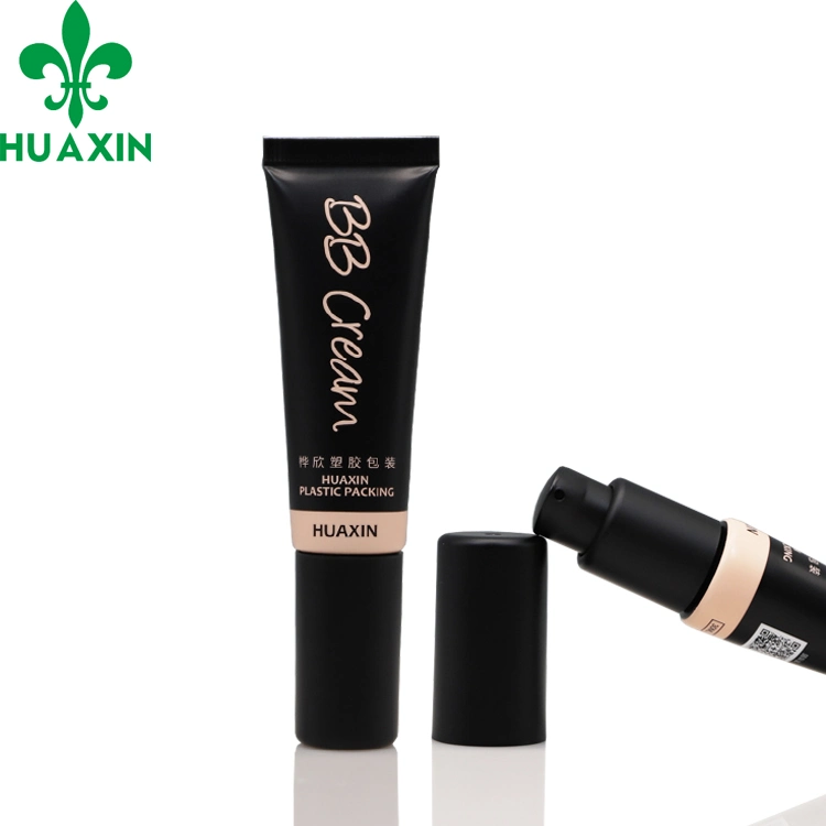 Bb Cream Cosmetic Tube Packing with Press Pump