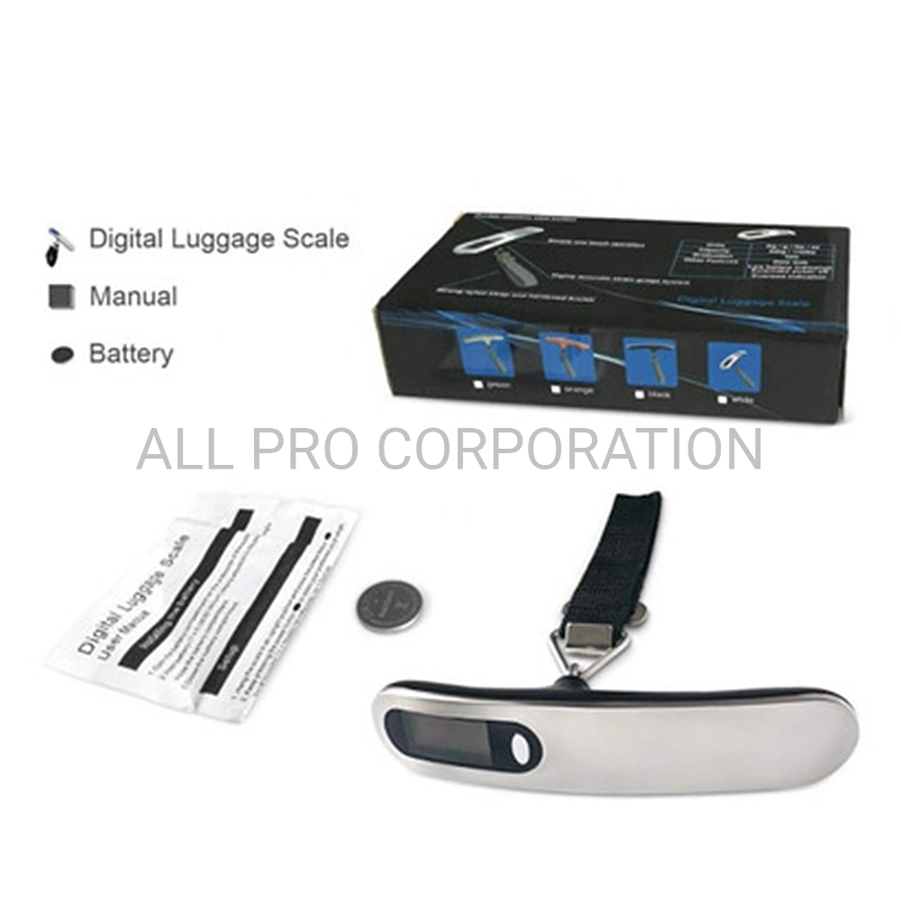 Hot Stainless Steel Weighing Travel 50kg Baggage Portable Digital Luggage Scale