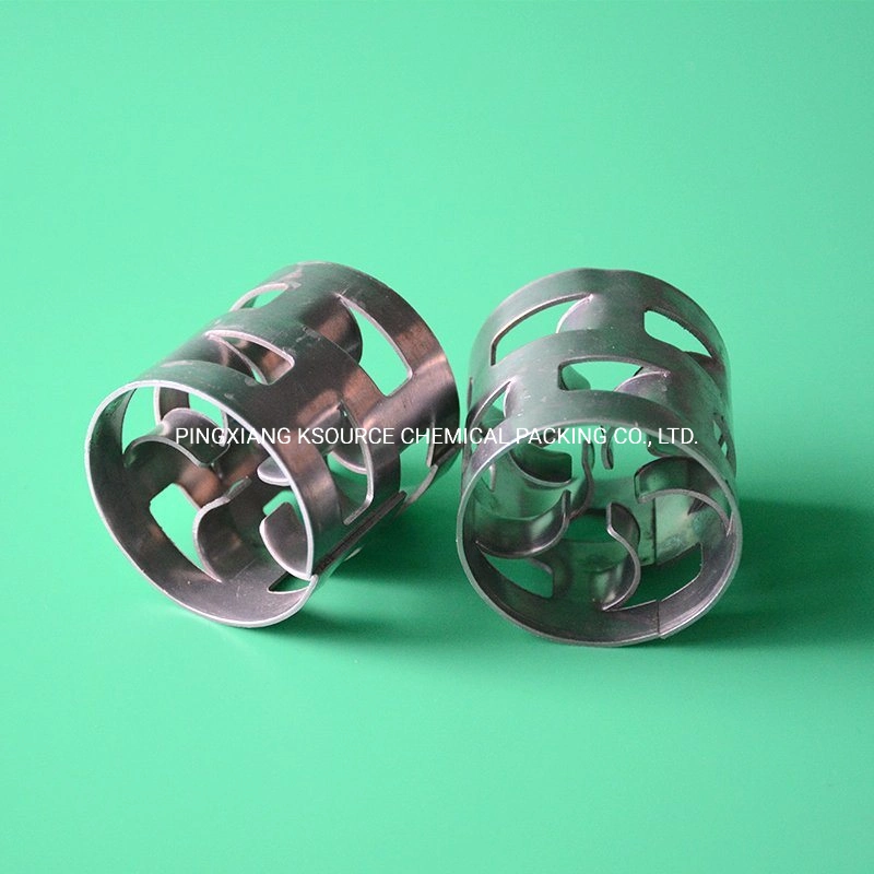 Metal Stainless Steel 304 316 Cooling Tower Packing 6mm Pall Ring