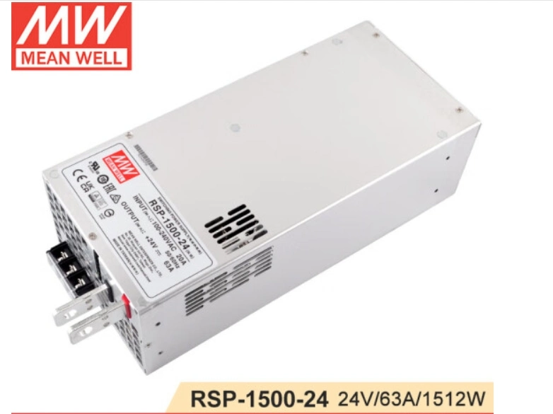 Meanwell Rsp-1500-24 High-Power Pfc Switching Power Supply 63A 24V