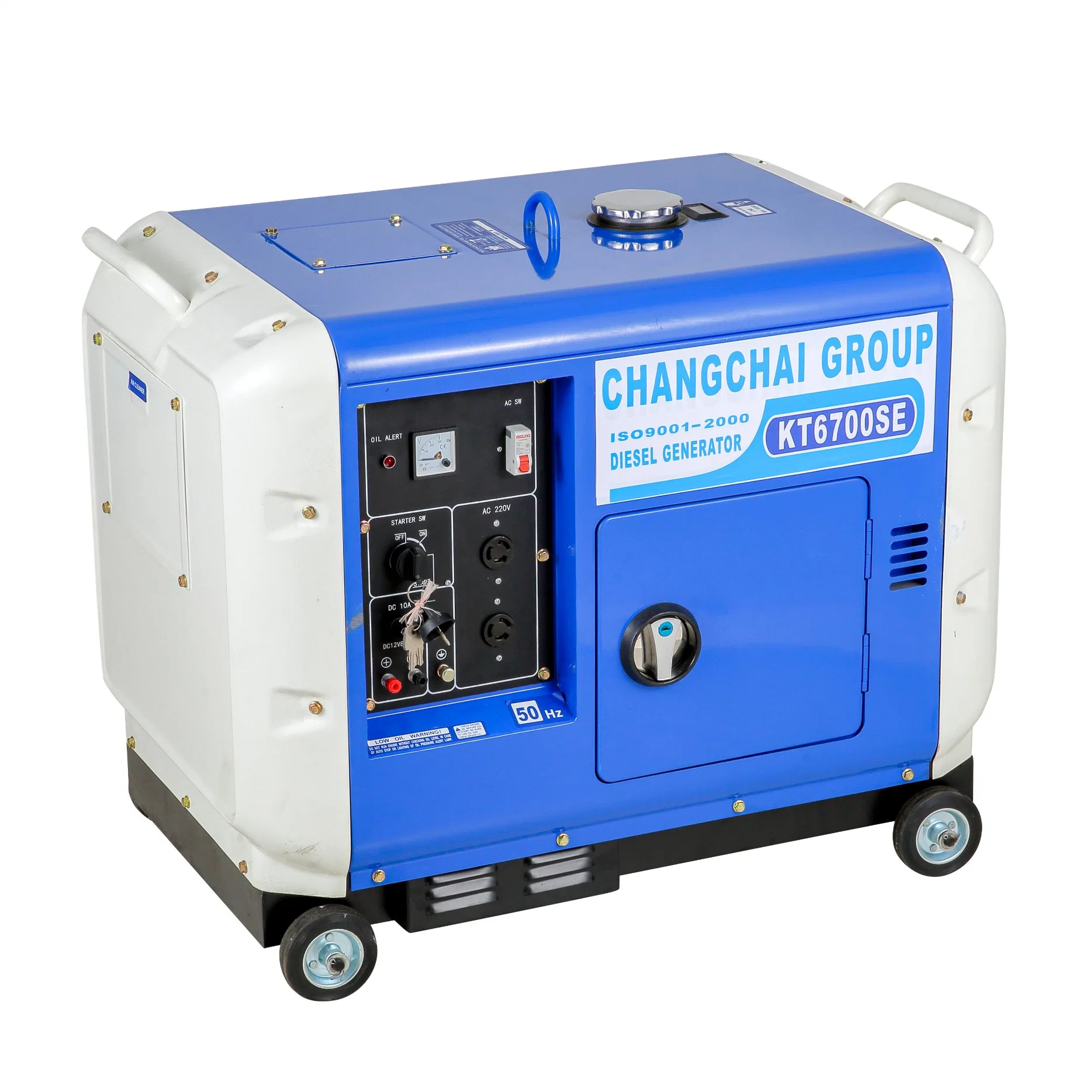 186fa Engine Portable Silent Generator 6kVA 6kw Sound Proof Air-Cooled Wind Generators