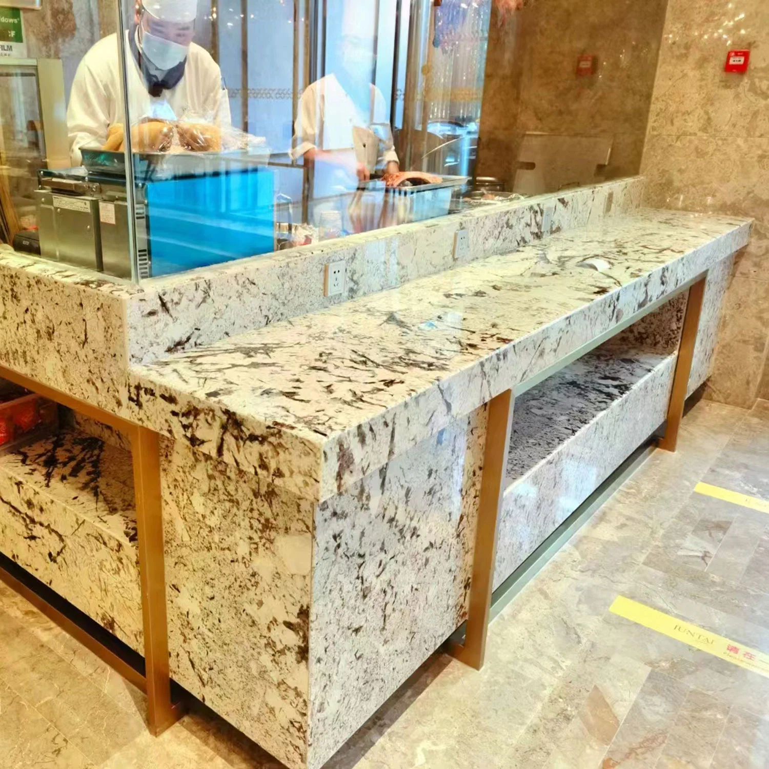 La fabricación de la fábrica de granito Personalizar cocina baño relajado/tabla de la Isla de la vanidad de la barra de laminado de encimeras de trabajo