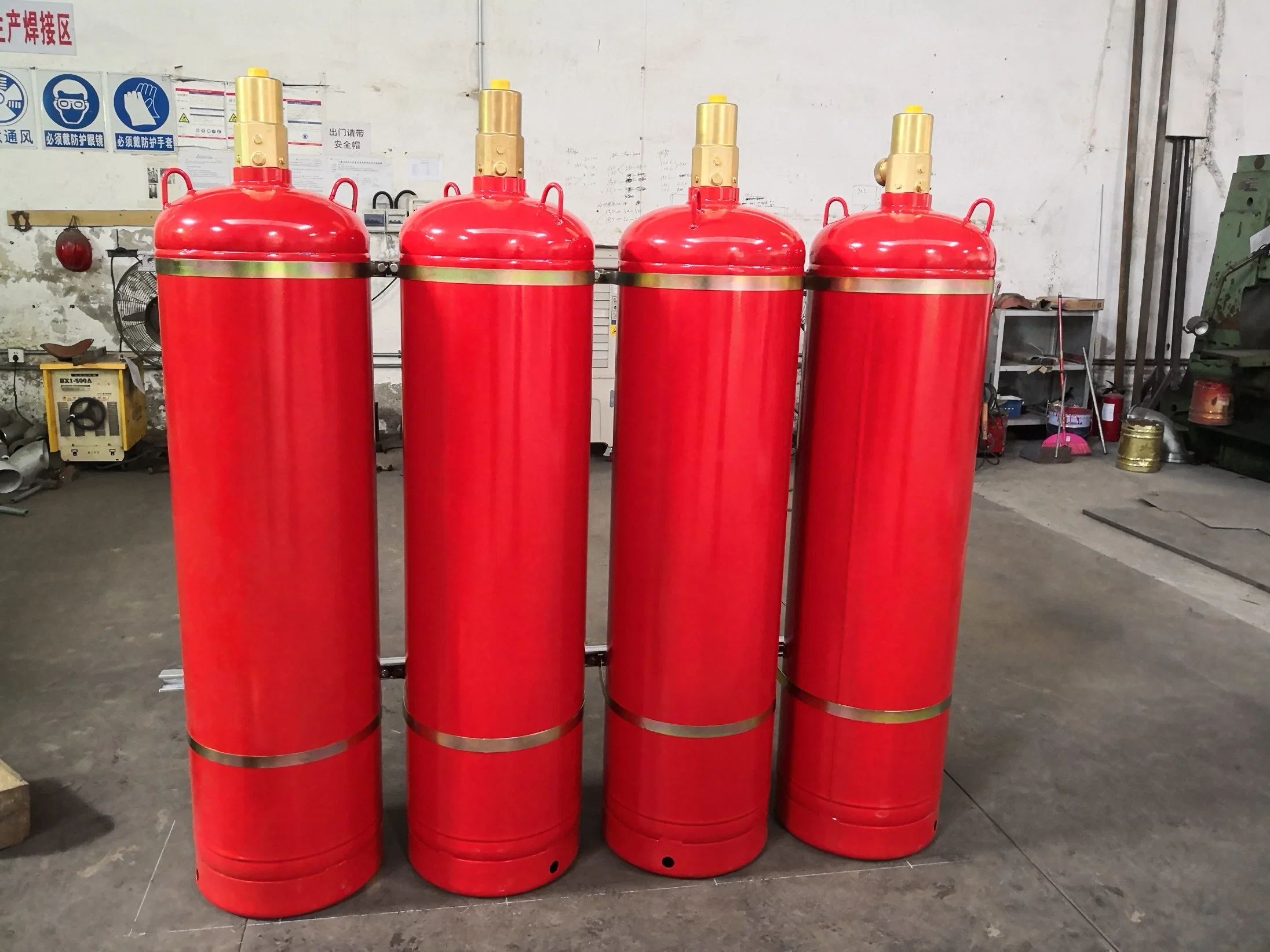 Enclosed Flooding FM200 Fire Suppression System Without Pollution for Telecommunication Room