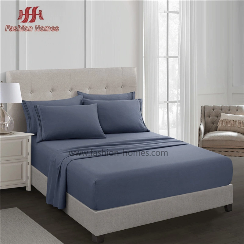 Super Soft Washing Grey Color Sheet Sets Polyester 3 PCS Set All Sizes Available Bedding