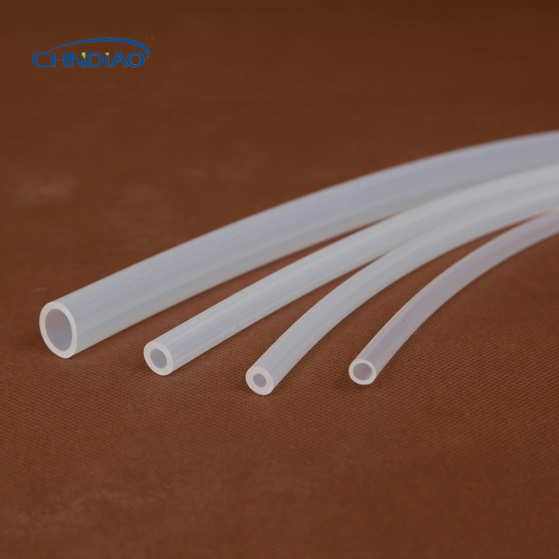 Flexible Clear Color High Pressure Tasteless Soft Thin Water Hydraulic Silicone Tube Hose