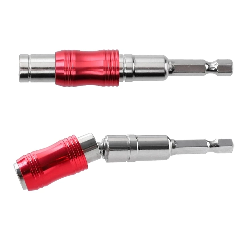 Multi-Angle Bit Extension Rod Adapter Strong Magnetic Electric Screwdriver Hexagon Handle 6.35mm Quick Release Self-Locking Extension Rod